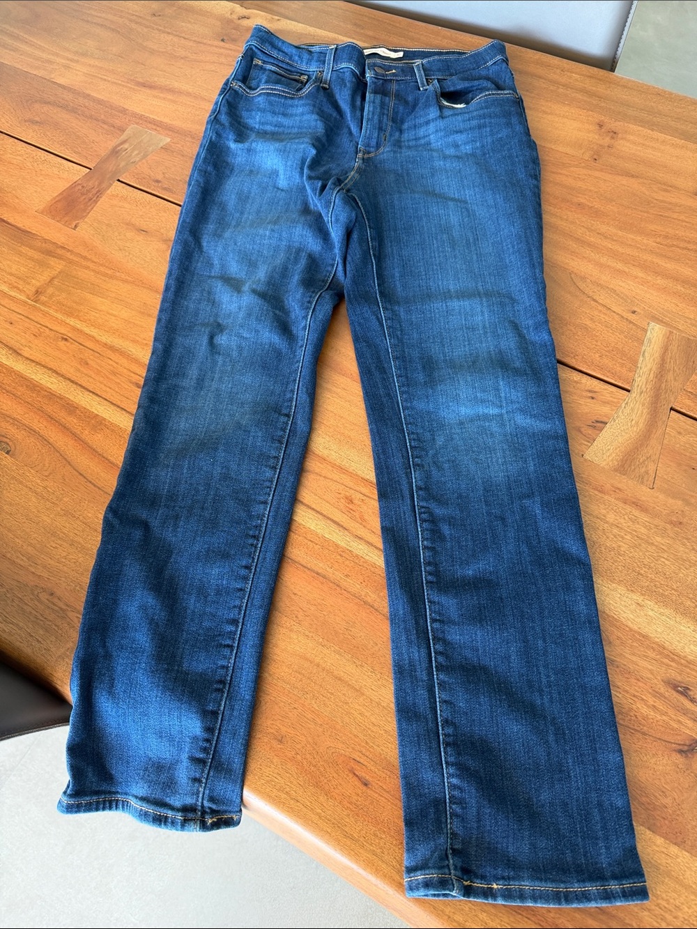 Levi's Women's High-Rise Jeans in Deep Blue Wash